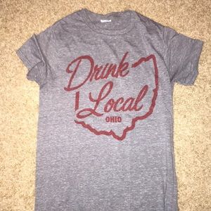 “Drink Local” Ohio t shirt size small
